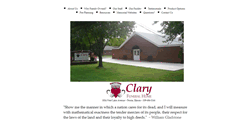 Desktop Screenshot of claryfunerals.com